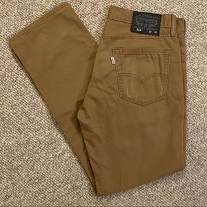 Levi’s 514 Straight Leg Men’s 32x30 in Tan